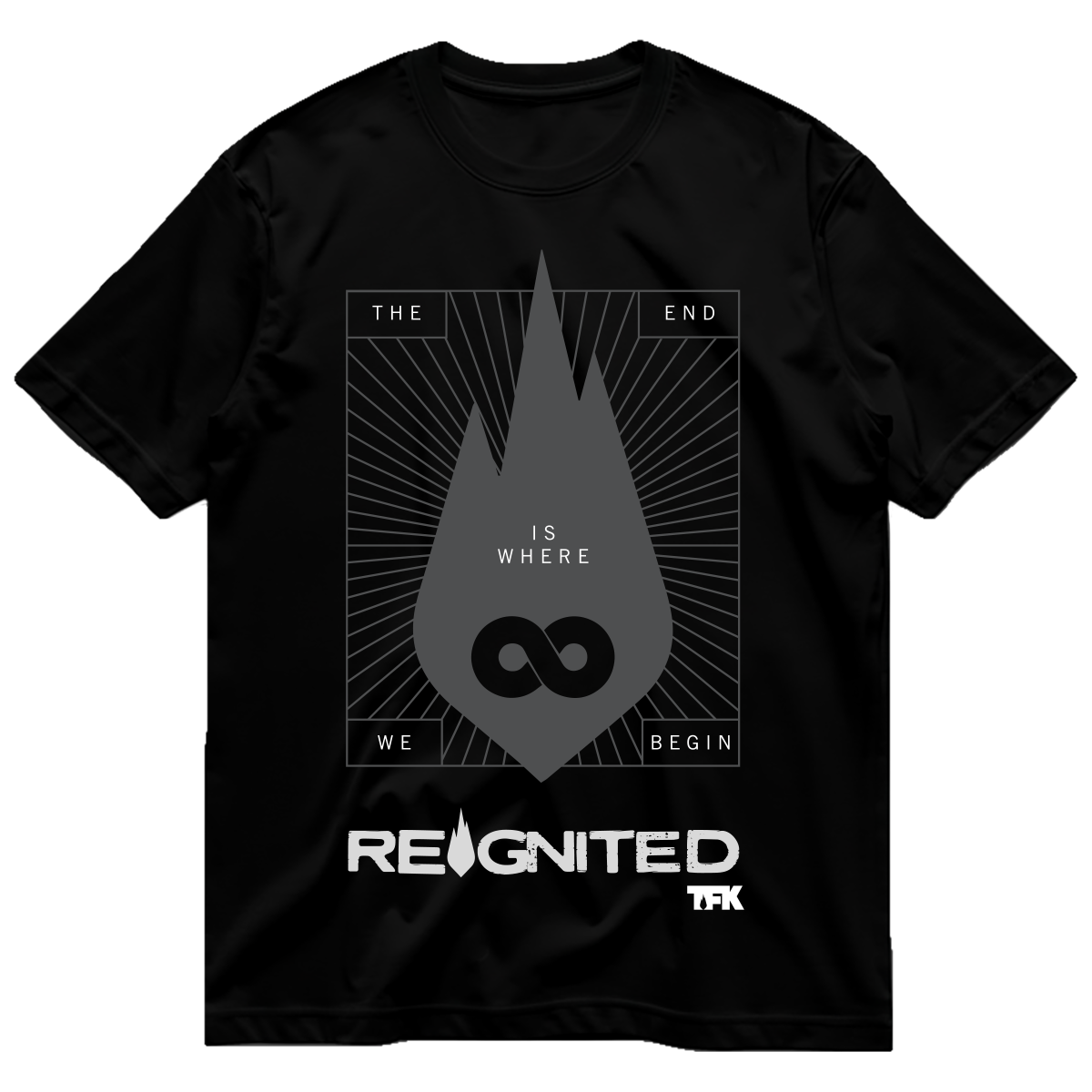 The End Is Where We Begin REIGNITED CD + Tee Bundle